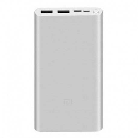 BATERÍA EXTERNA MI POWER BANK 3 10000MAH PLATA XIAOMI