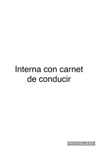 SE BUSCA INTERNA COM CARNET DE CONDUCIR