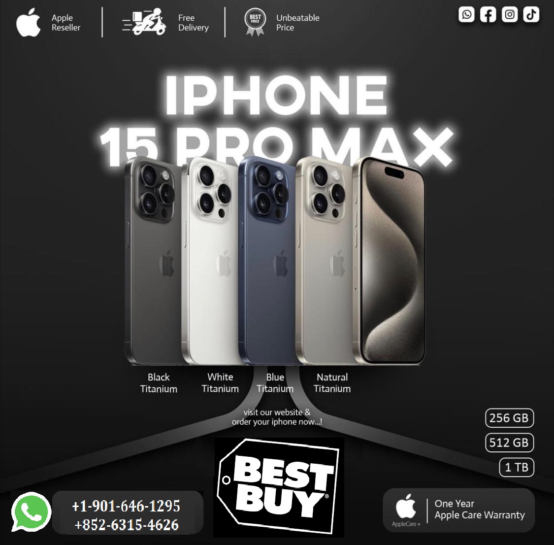 Wholesale Suppliers of IPhone 15/14/13/12/11 pro max (UK,US.EU.HK Spec)