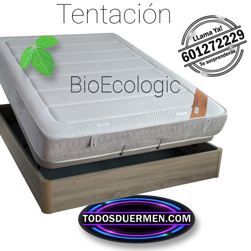 Colchón Viscoelástico Bio Ecologic Tentación Doble Firmeza Ecológico TodosDuermen.Com Todas Las Medidas Con Envío Gratis