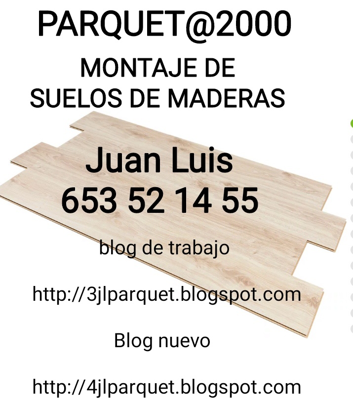 montaje de suelos de maderas laminados