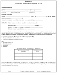 Boletines de gas alicante