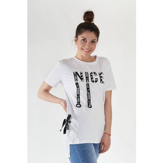 CAMISETA NICE BLANCO