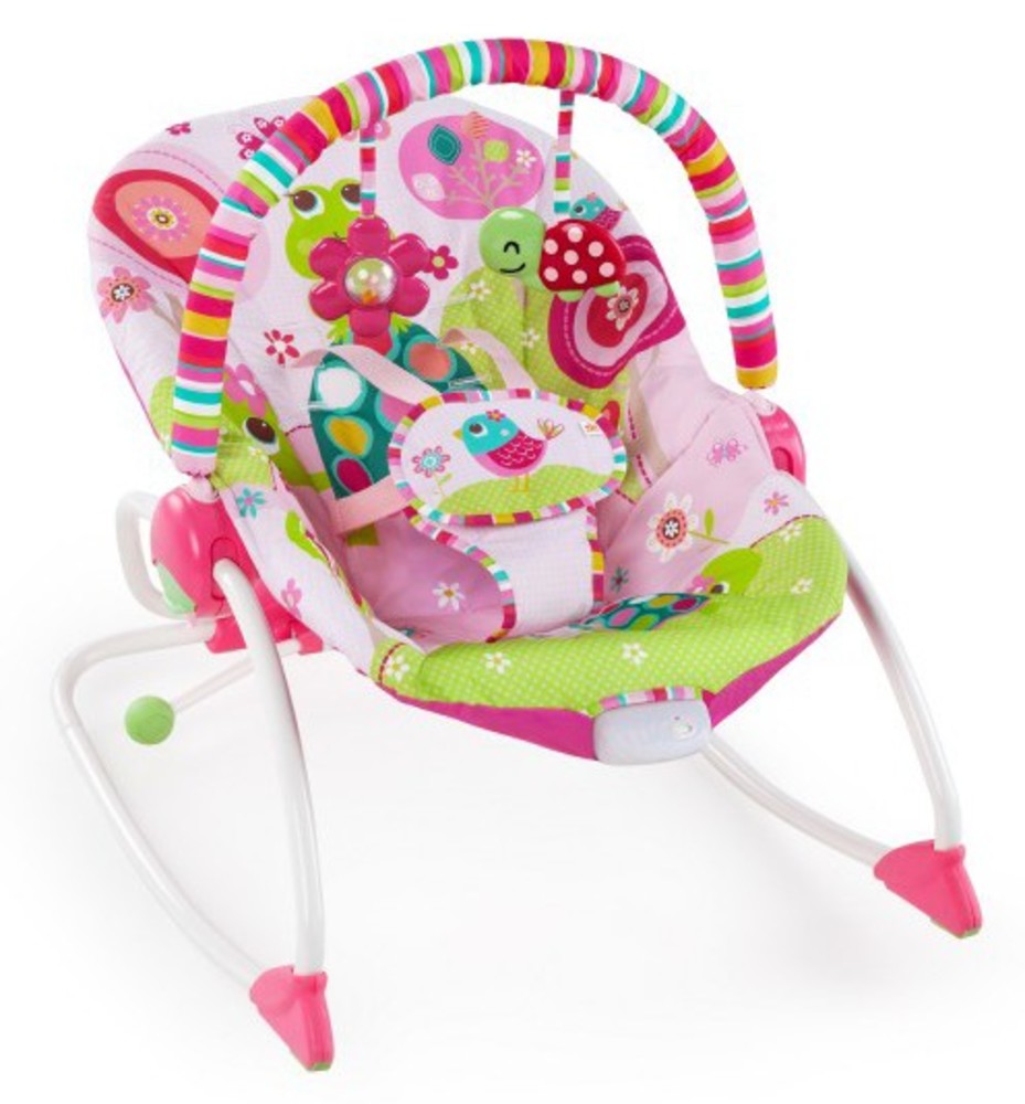 Hamaca Rocker Rasberry Garden Bright Starts 0m