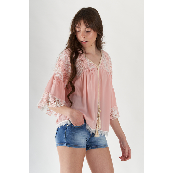 BLUSA LOVE ROSA